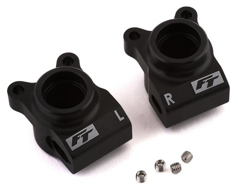 Team Associated RC10B6.2 Factory Team Aluminum Rear Hubs (Black) - 91878