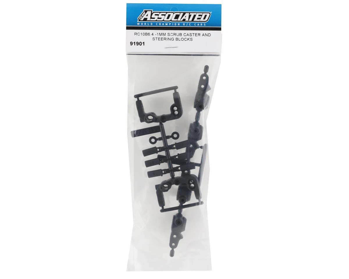 Team Associated -1mm Scrub Caster & Steering Blocks - 91901