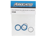 Team Associated - 13mm Shock Collars (Blue) - 91928