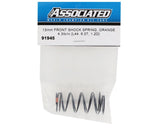 Team Associated -13mm Front Shock Spring (Orange/4.3lbs) (44mm) - 91945