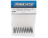 Team Associated - 13mm Rear Shock Spring (Yellow/2.3lbs) (61mm) - 91951