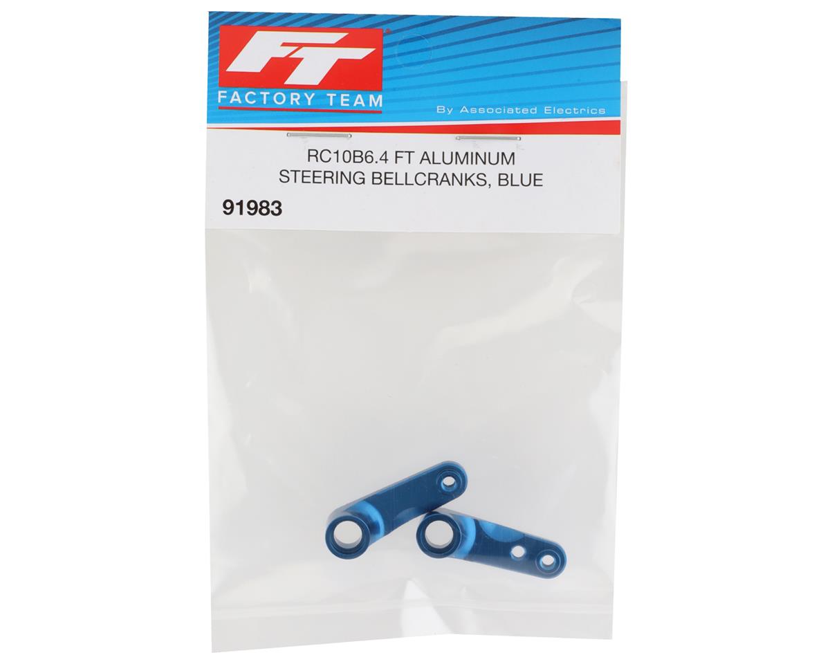 Team Associated - Factory Team Steering Bell Cranks (Blue) - 91983