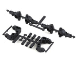 Team Associated -1mm Scrub Caster & Steering Blocks (Carbon) - 91985