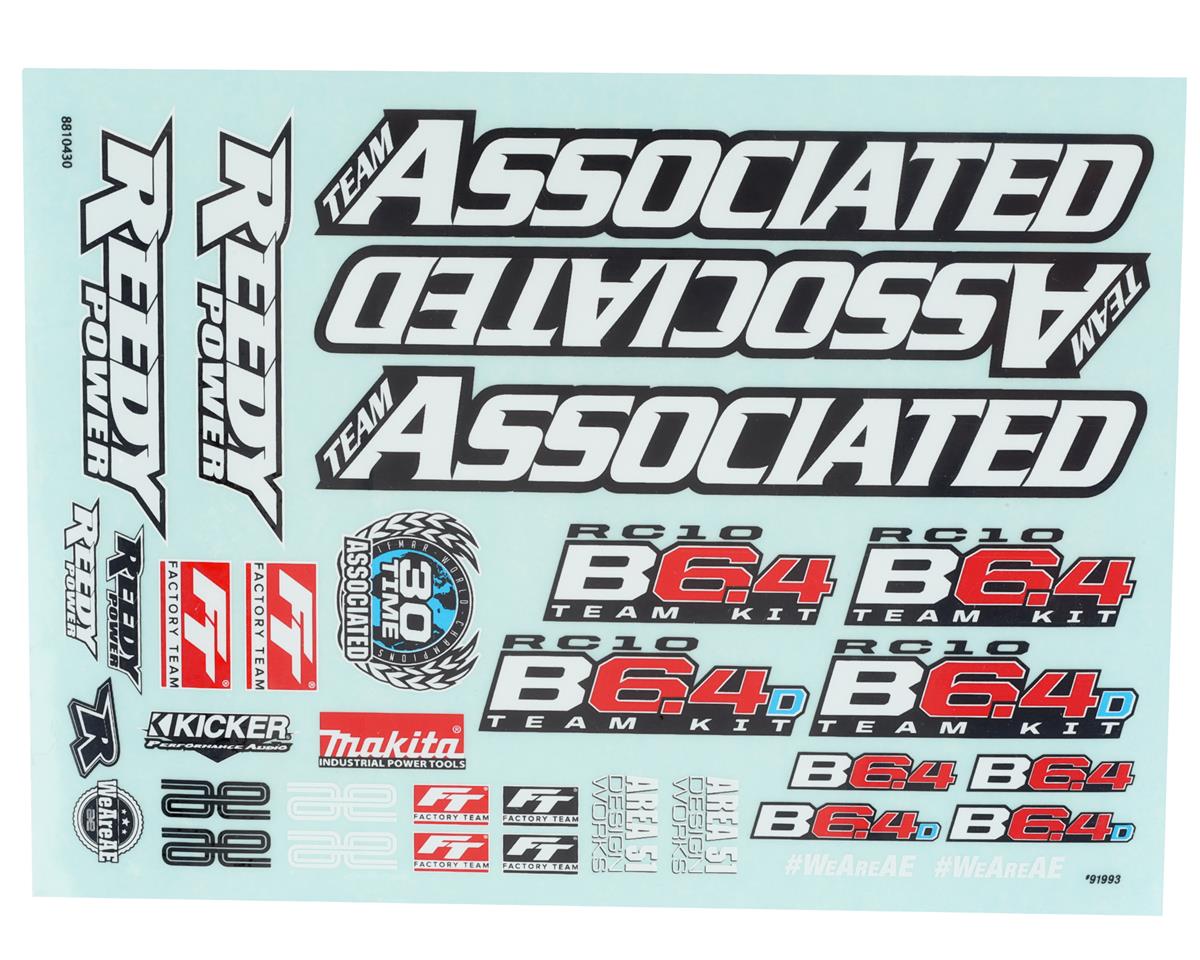 Team Associated - Decal Sheet - 91993