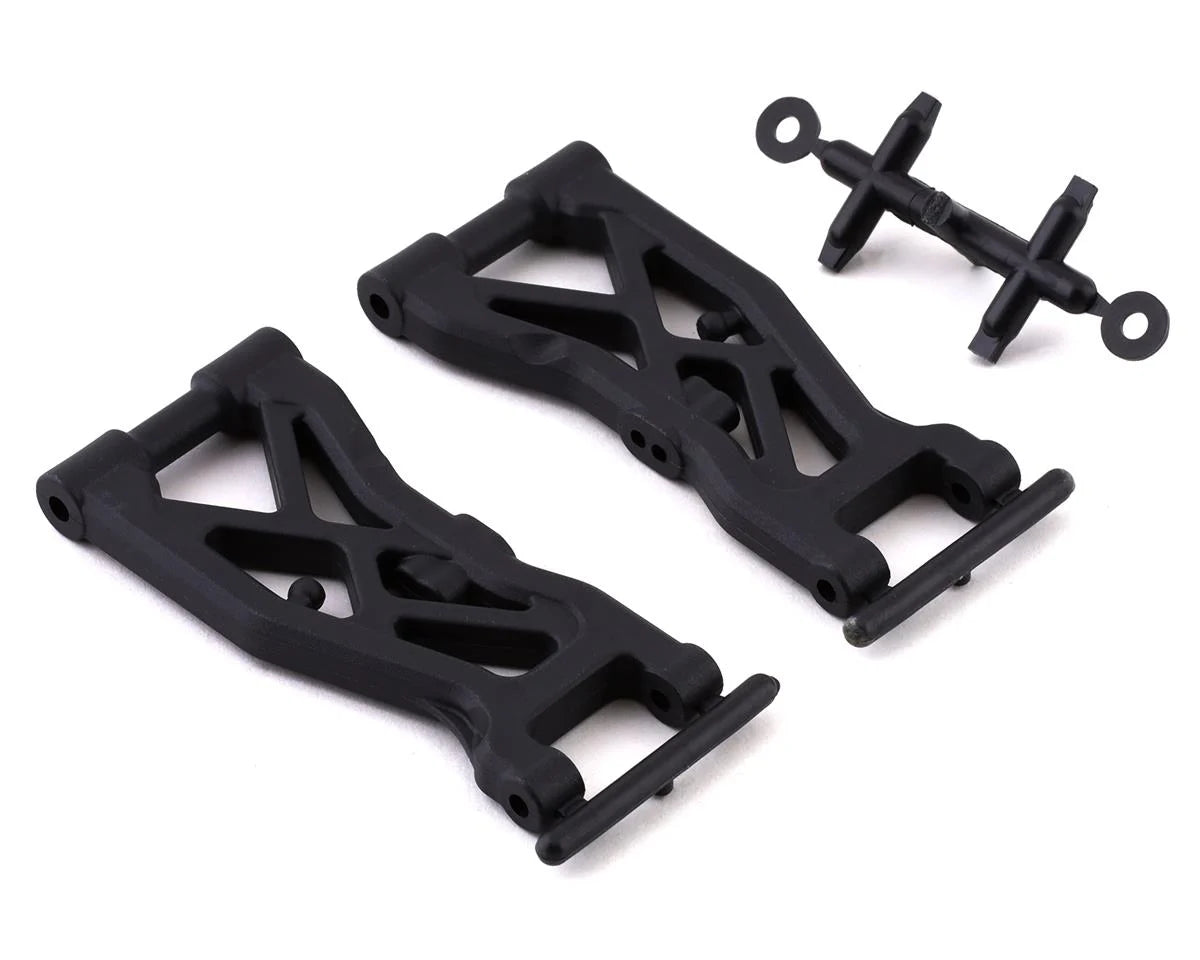 Team Associated RC10B74 Factory Team Carbon Front Suspension Arms - 92297