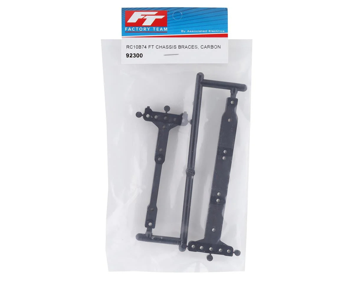 Team Associated - Factory Team Carbon Chassis Brace Set - 92300