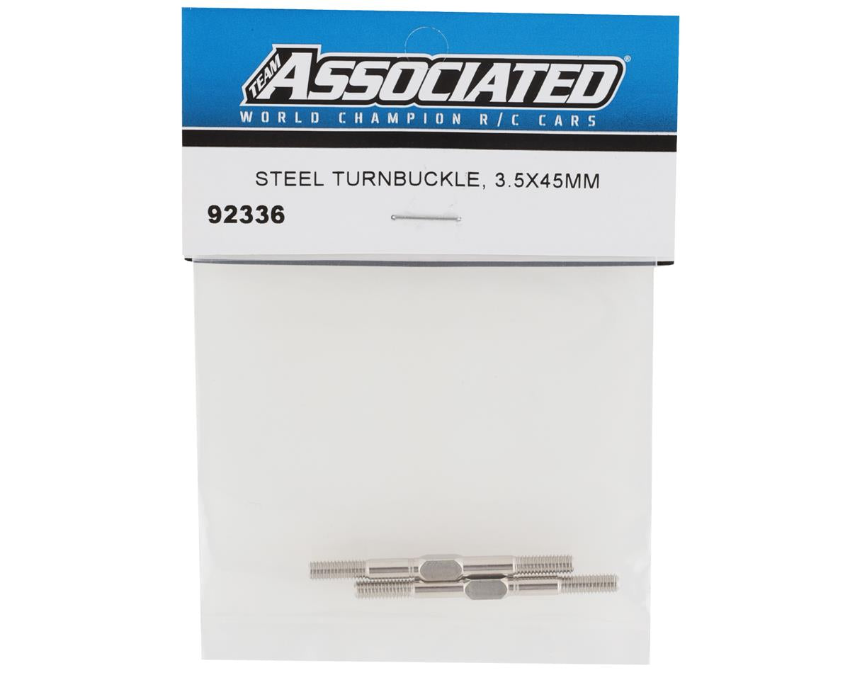 Team Associated - 3.5x45mm Steel Turnbuckles (2) - 92336