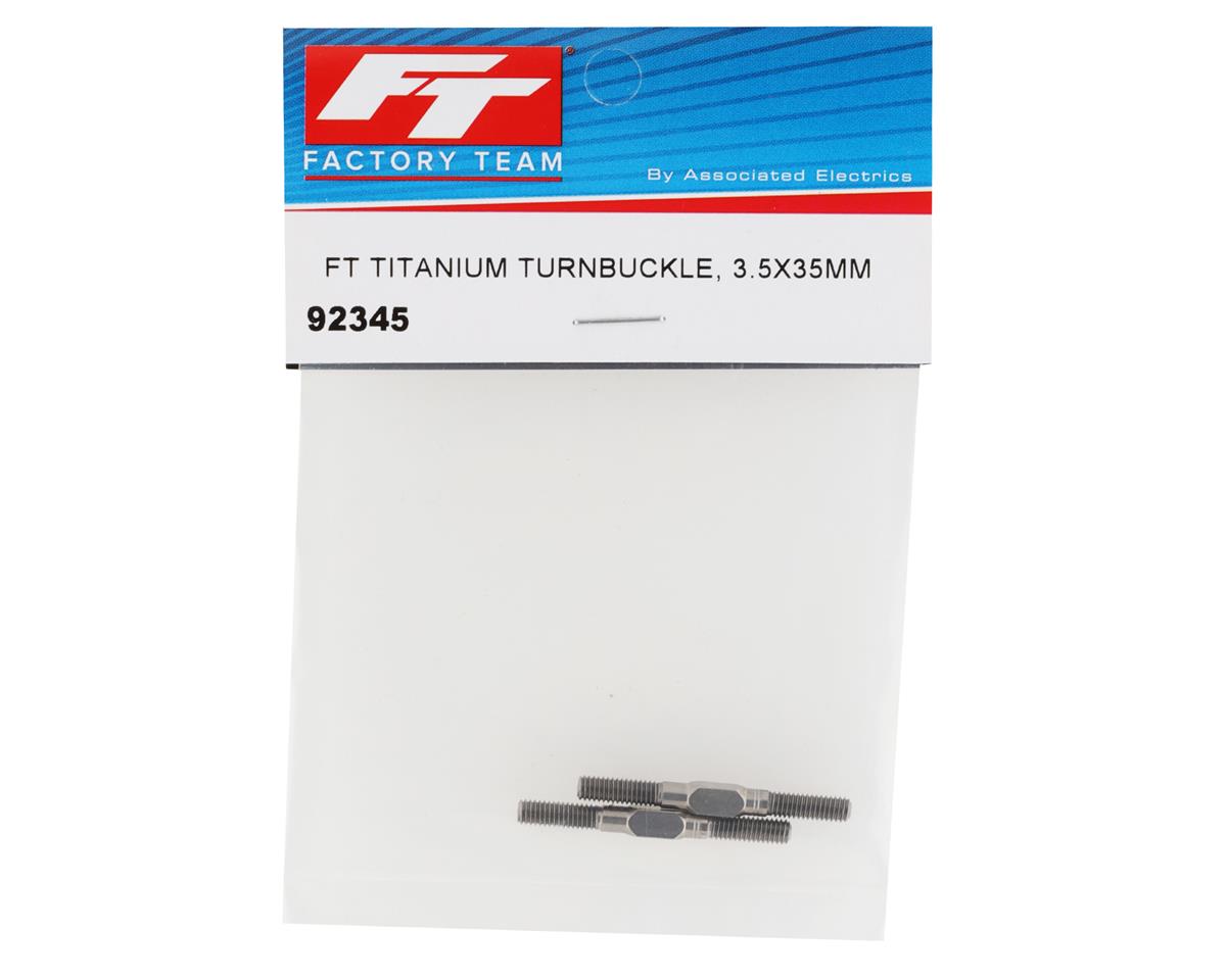 Team Associated - Factory Team 3.5x35mm Titanium Turnbuckles (2) - 92345