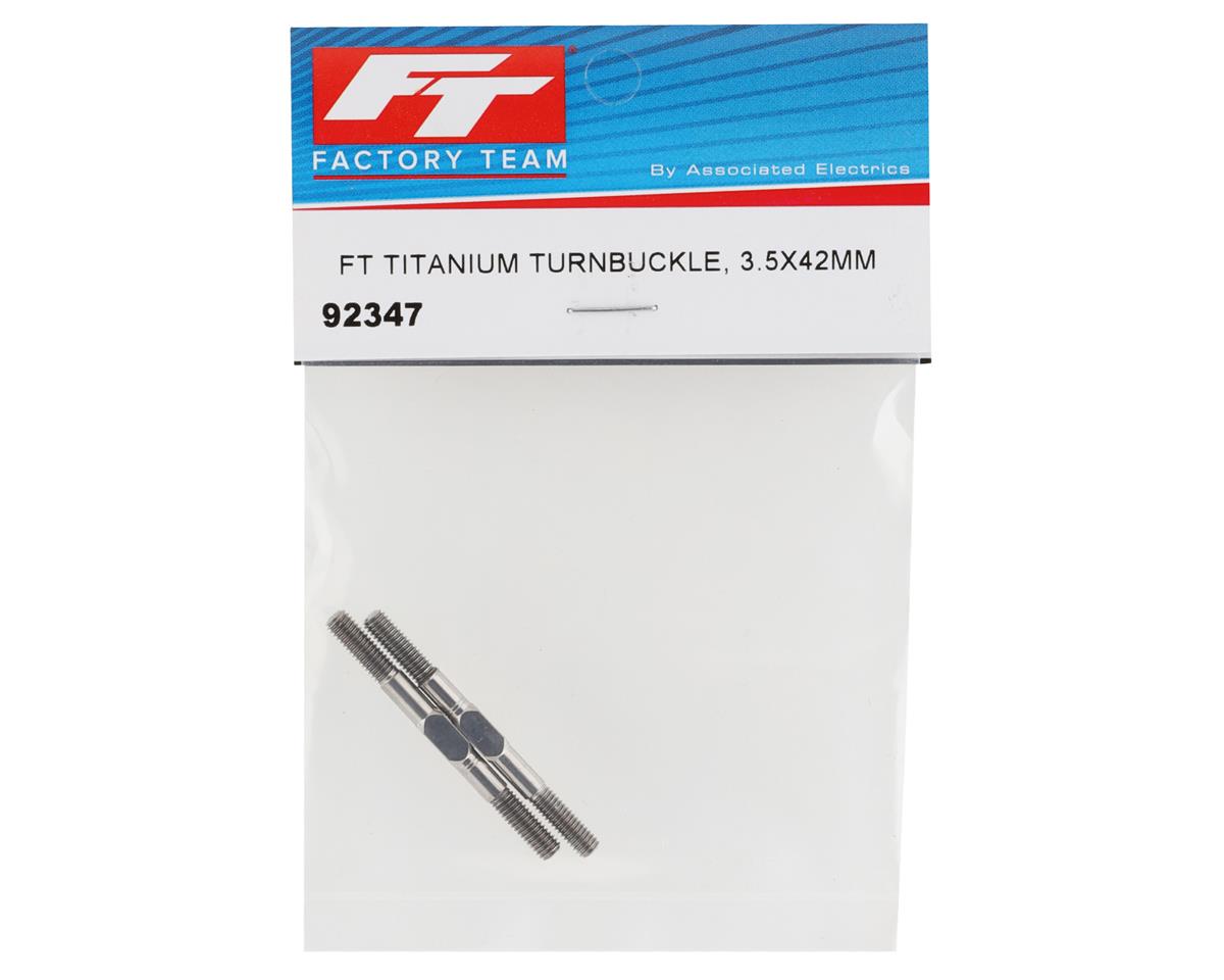 Team Associated - Factory Team 3.5x42mm Titanium Turnbuckles (2) - 92347