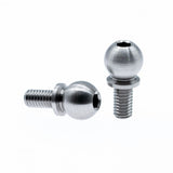 OfficinaRC - BALL STUD 6.0MM TITANIUM GRADE 5 FOR XRAY X4 (2) - OFC-60-X4