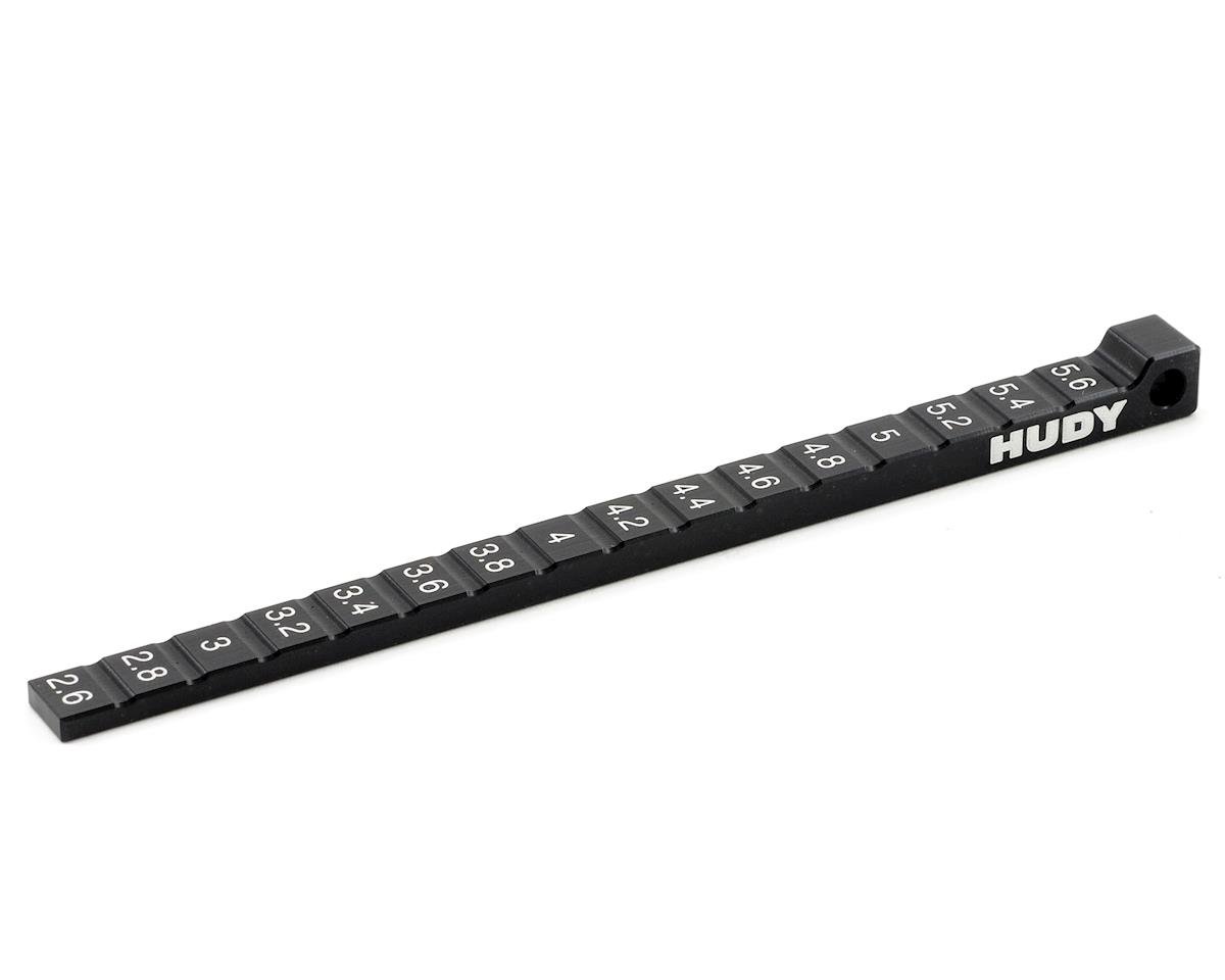 Hudy Stepped Ride Height Gauge (1/10 & 1/12 Pan Car) - 107718