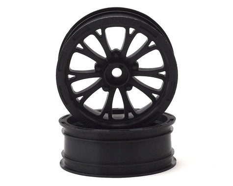 Pro-Line 2WD Pomona Drag Spec 2.2" Front Drag Racing Wheels (2) w/12mm Hex (Black) - 2775-03