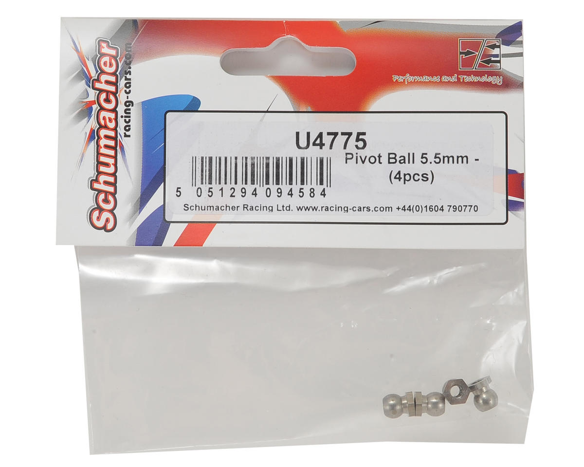 Schumacher -  5.5mm Pivot Ball (4) - U4775