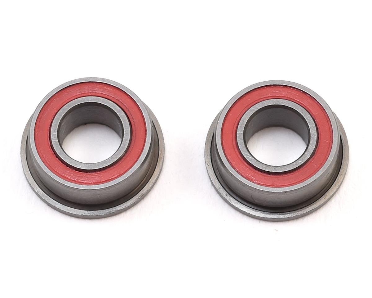 Schumacher - 5x10x4mm Red Seal Flanged Ball Bearing (2) - U7088