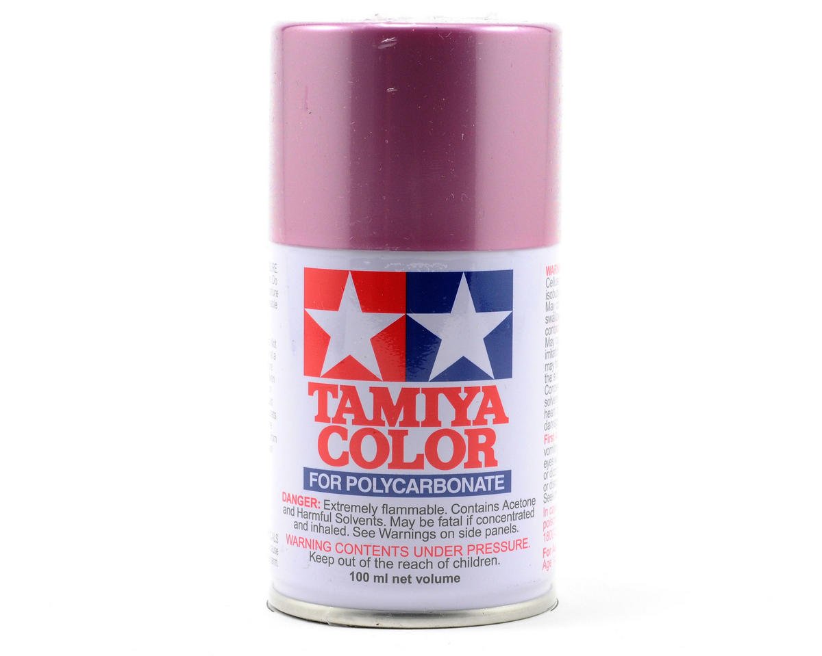 Tamiya PS-50 Sparkling Pink Anodized Aluminum Lexan Spray Paint (100ml) - 86050