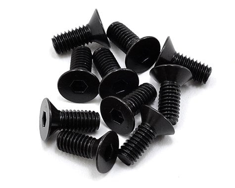 Tekno RC 4x10mm Flat Head Screw (10) - 1343