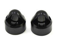 Tekno RC - Shock Caps (7075, emulsion, black ano, 2pcs)  - 6712A