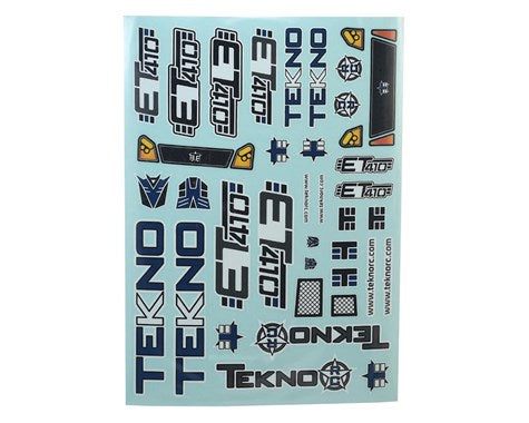 Tekno - Decal Sheet (ET410) -7213