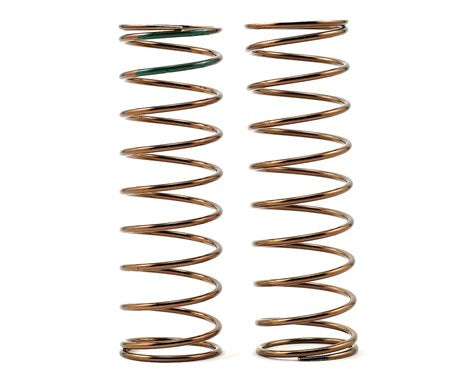 Tekno RC Low Frequency 75mm Front Shock Spring Set (Green - 4.14lb/in) - 8765