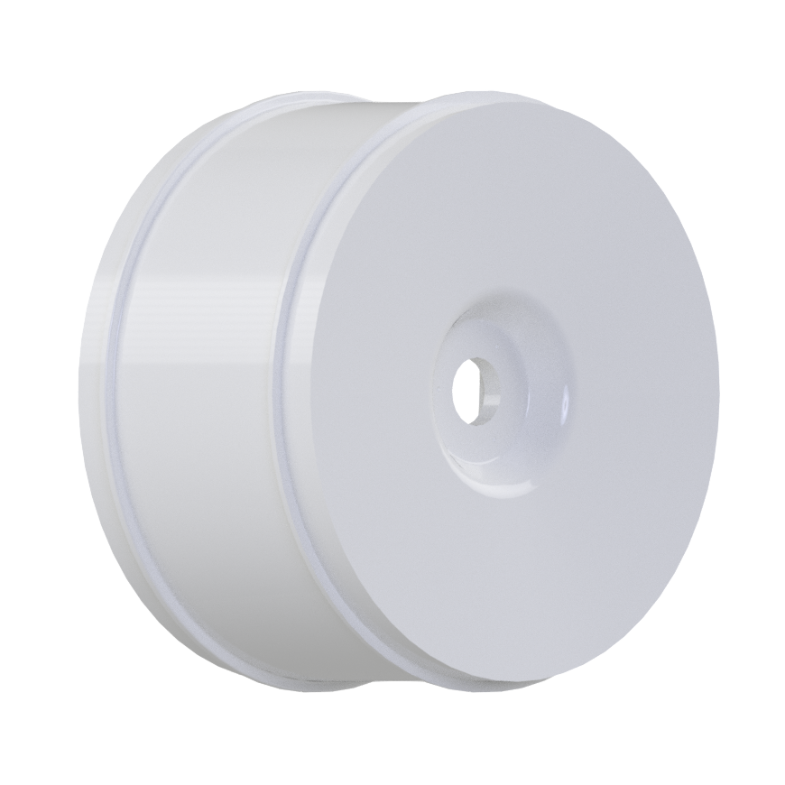 Raw Speed RC 1/8th Off Road Truggy Wheel (4) (White) - 180702