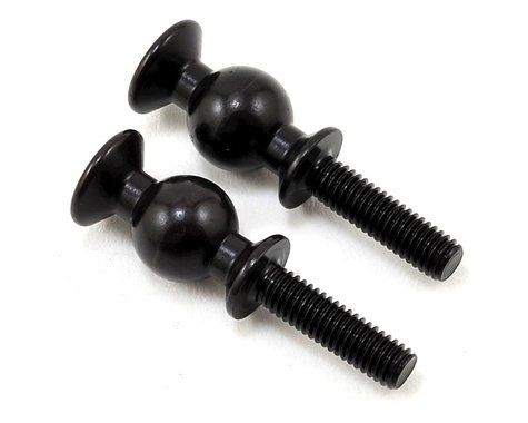 XRAY - 6.8mm Ball Stud w/Backstop (2) (3x11mm threads) M3X11 - 352659